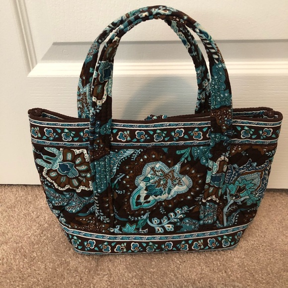 Vera Bradley Java blue small handbag - Picture 2 of 3